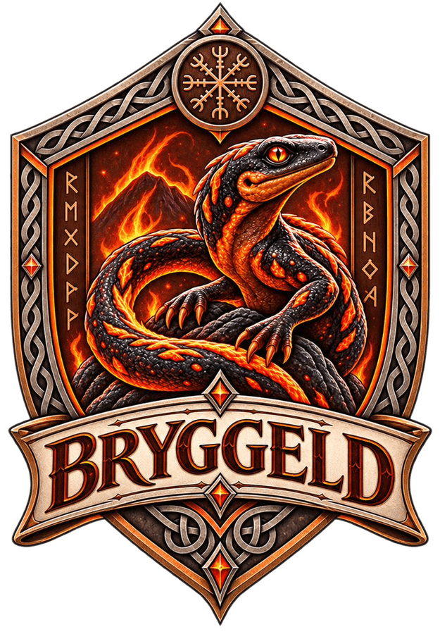 Blason de la maison Bryggeld — La Salamandre