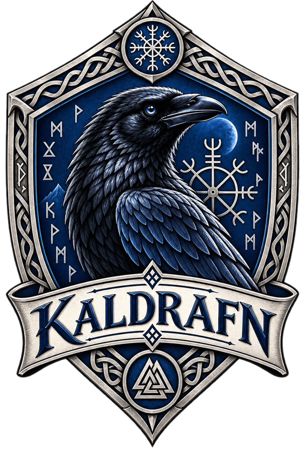 Blason de la maison Kaldrafn — Le Corbeau