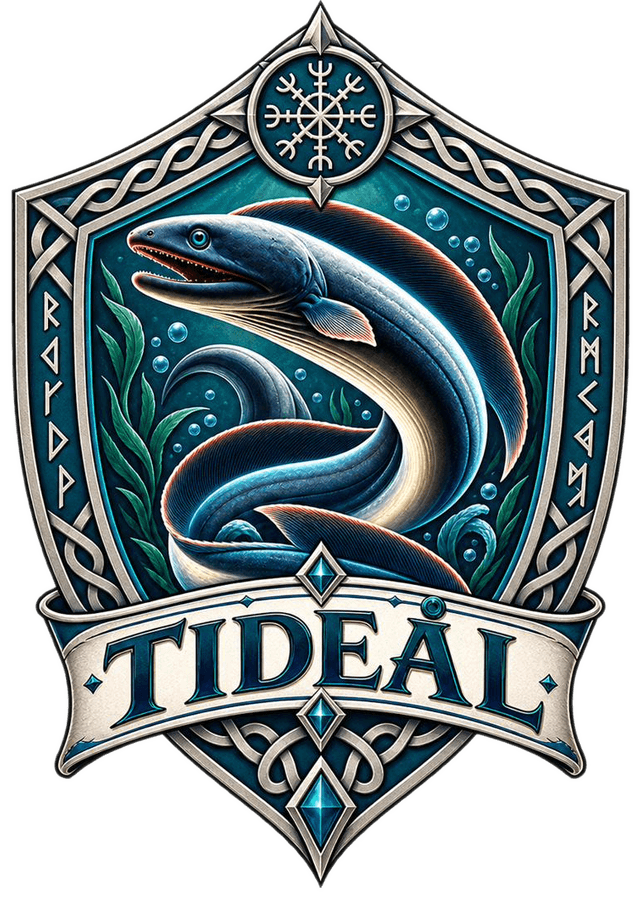 Blason de la maison Tideål — L'Anguille